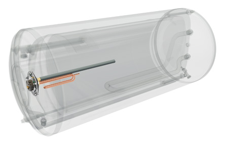Ηλιακος θερμοσιφωνας NOBEL Aelios Glass 160lt 2,6m² ALS 3πλης ενεργειας